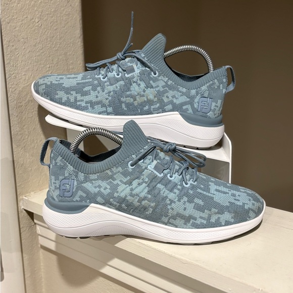 FootJoy Shoes - FootJoy FJ Flex XP Golf Shoes Blue Camo Women's SZ 7 (95349) Worn Once